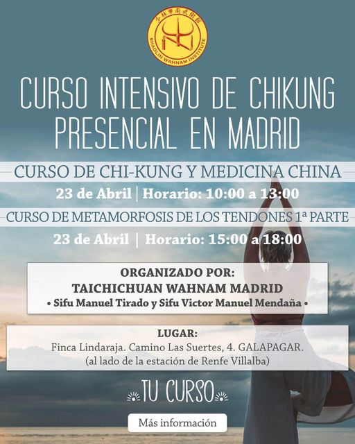 Curso intensivo de chikung shaolin del cosmos (2022)